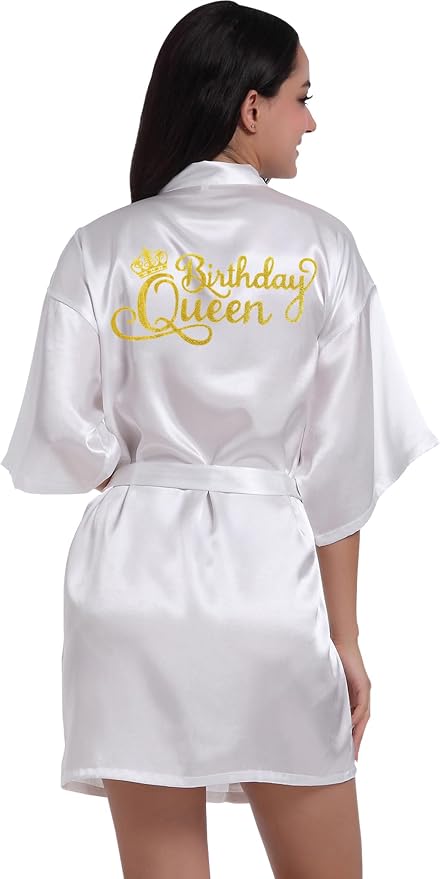 Birthday Queen White