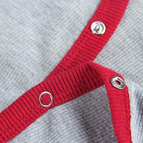 B-long Sleeve-gray&wine
