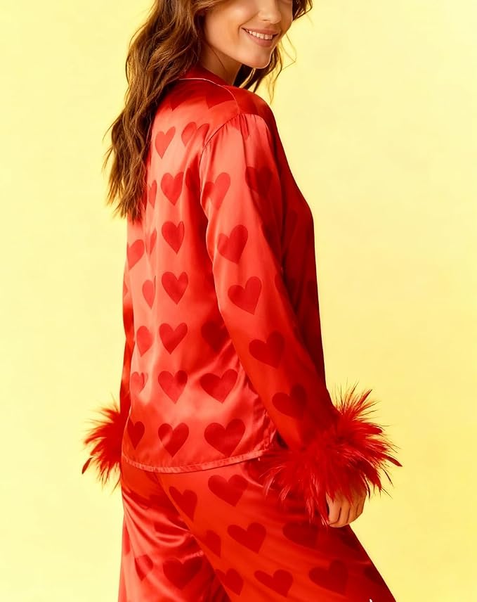 Silky Heart Red