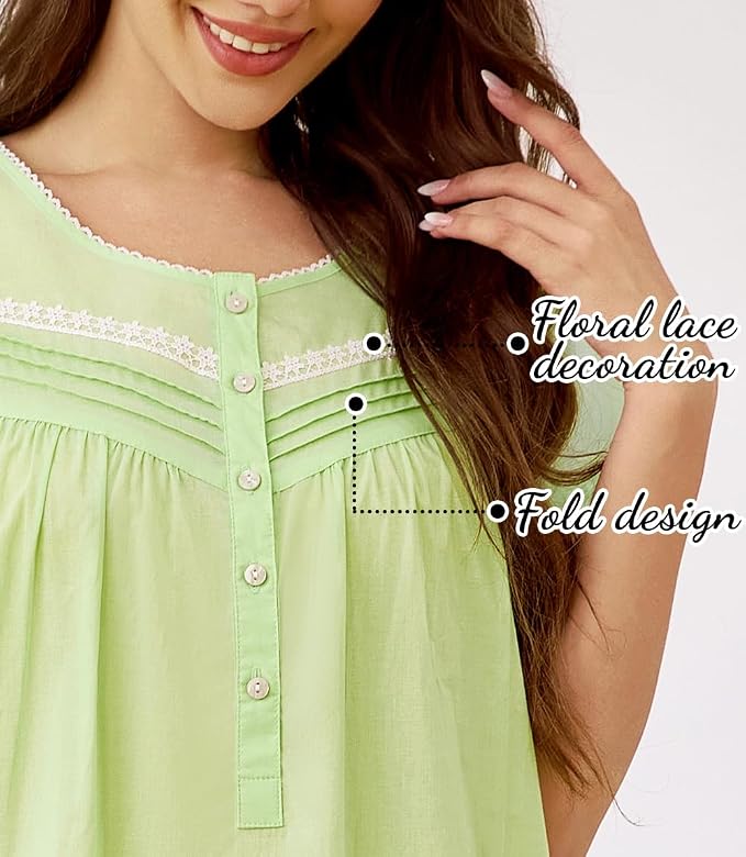 Woven-100% Cotton Fruit Green
