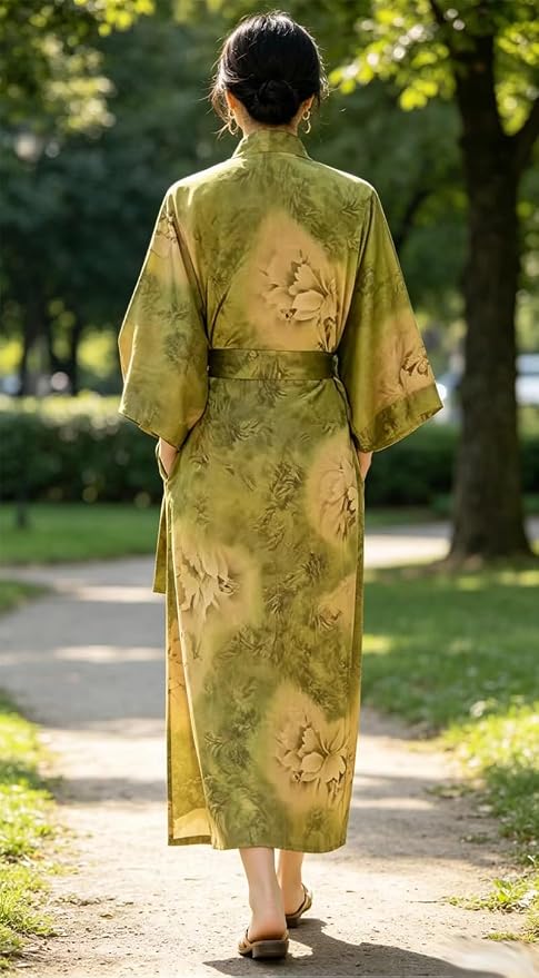 Pocket Cherry Blossoms - Green