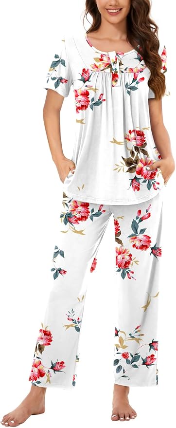 Short Floral White