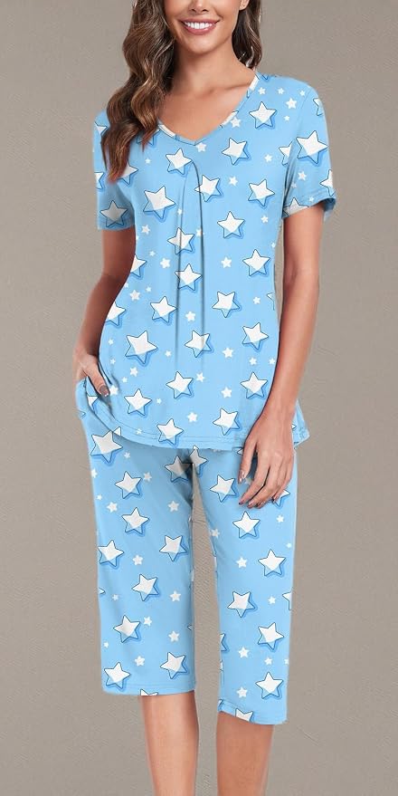 Pleated Star Blue