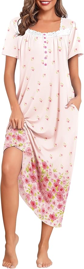 White With Pink Flower
