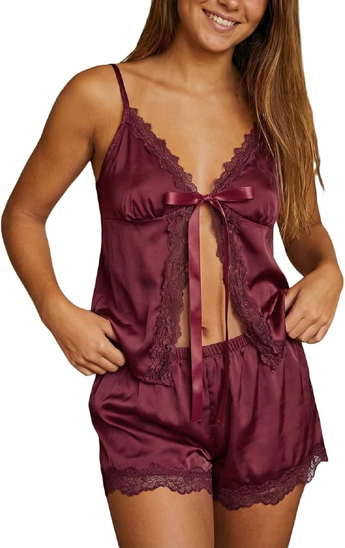 Open Front Wine Red