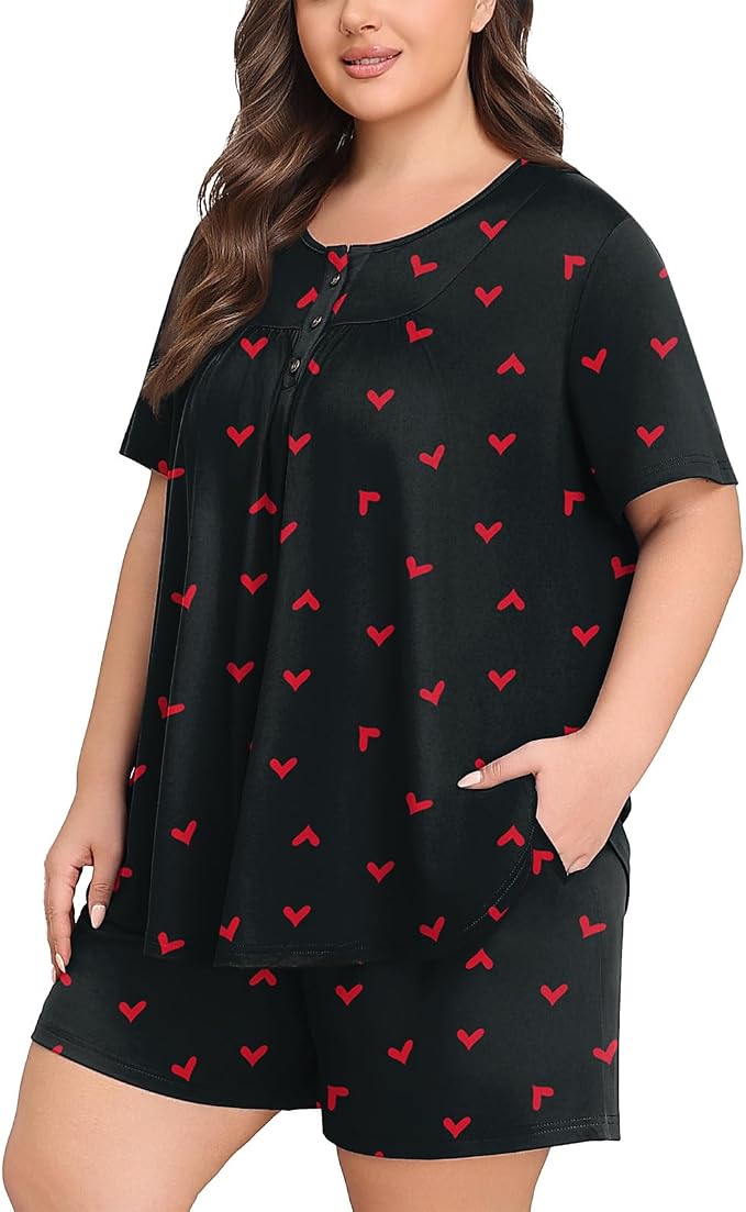 Black Red Heart