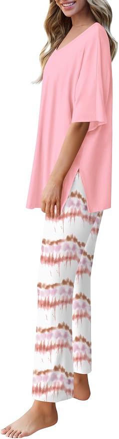 Pink-tie Dye Stripes