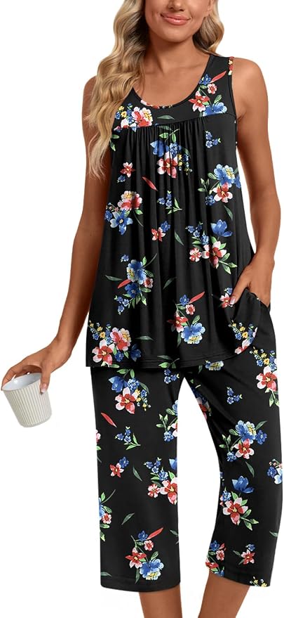 Blue-pink Floral