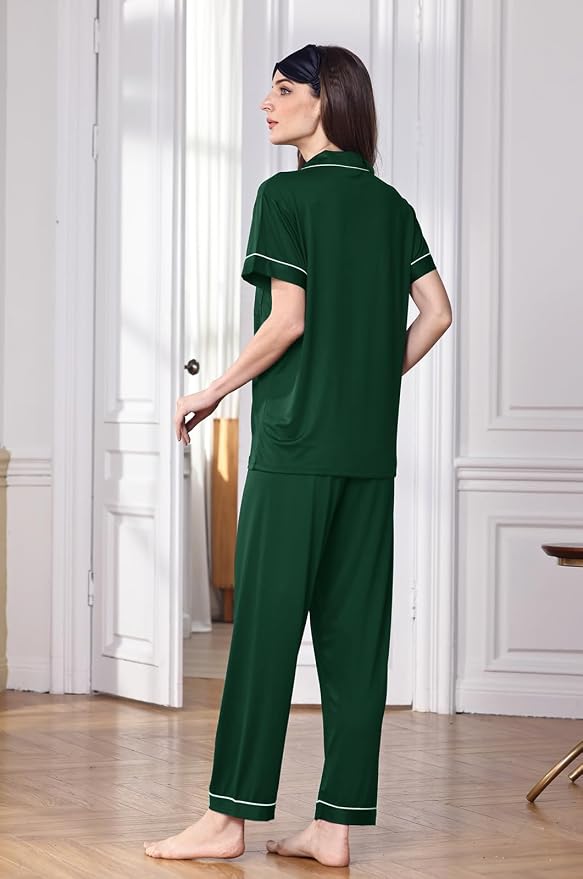 Evergreen With White Color Piping