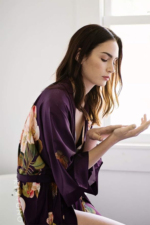 Peony & Butterfly - Plum