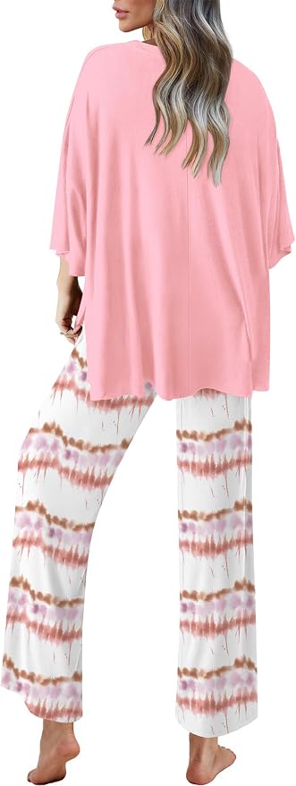 Pink-tie Dye Stripes