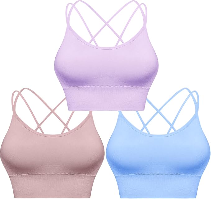 3 Pack-nude+lavender+light Blue