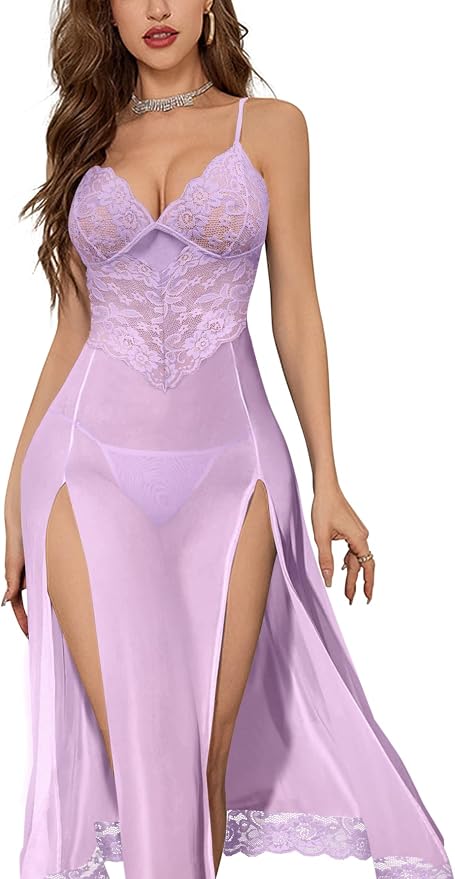 Long Lavender Purple
