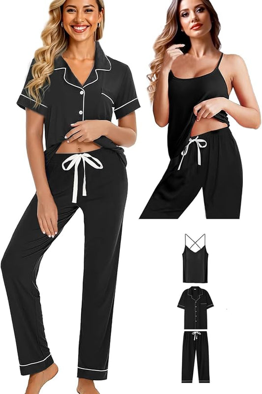 Black With White Color Piping