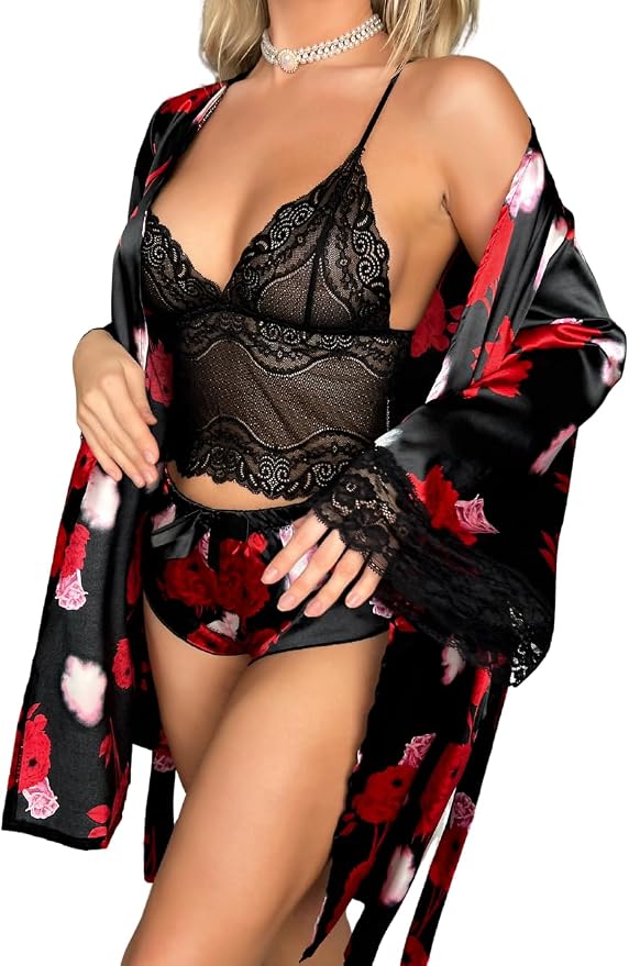 Red Roses on Black