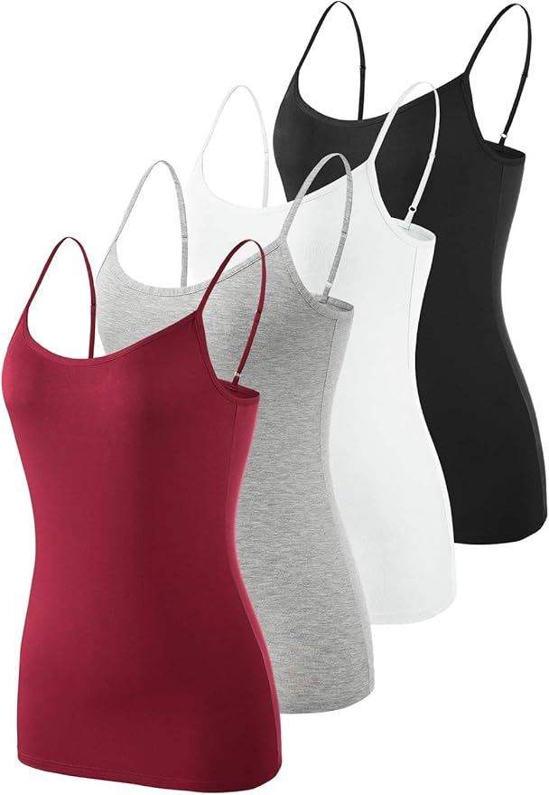 A4 Pack - Black/White/Gray/Wine Red