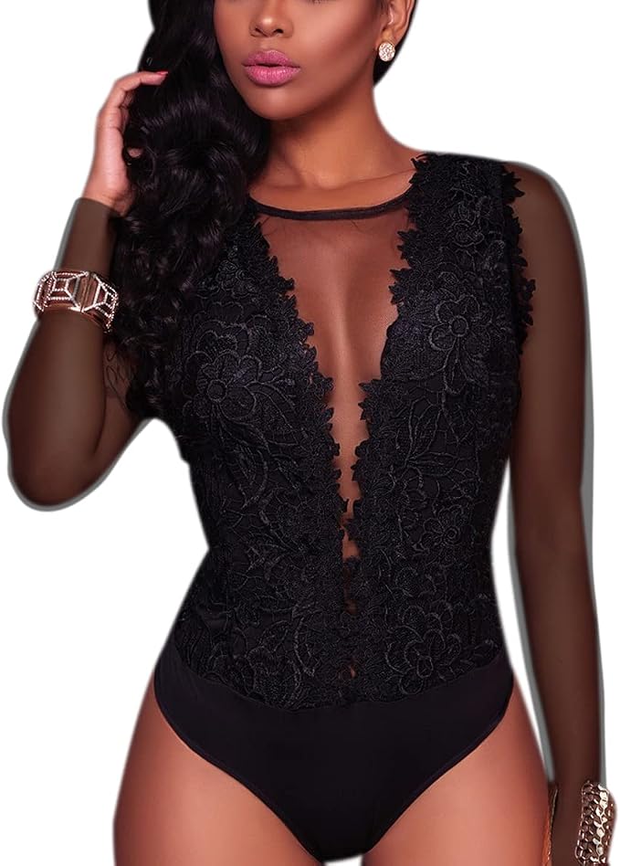 A Black Long Sleeve (Low Back)