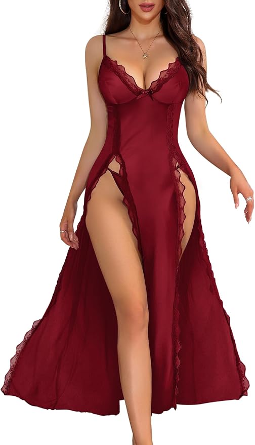 Satin Wine Red
