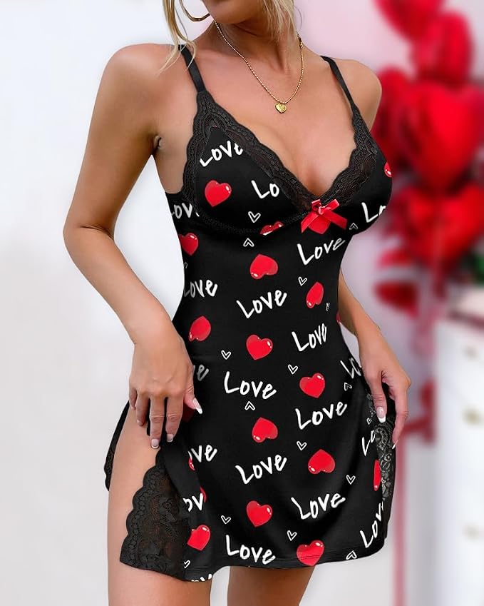 Heart Pattern-black