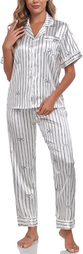 Bowknot White Black