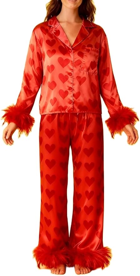 Silky Heart Red
