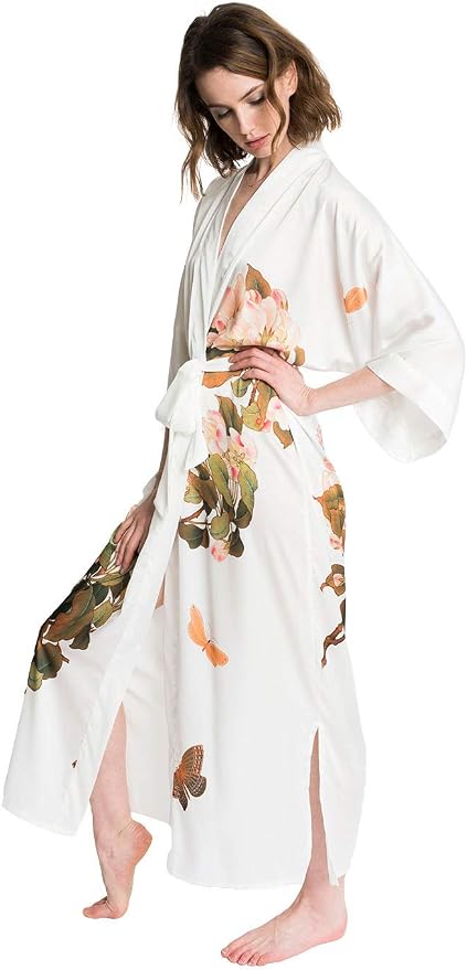 Peony & Butterfly - White