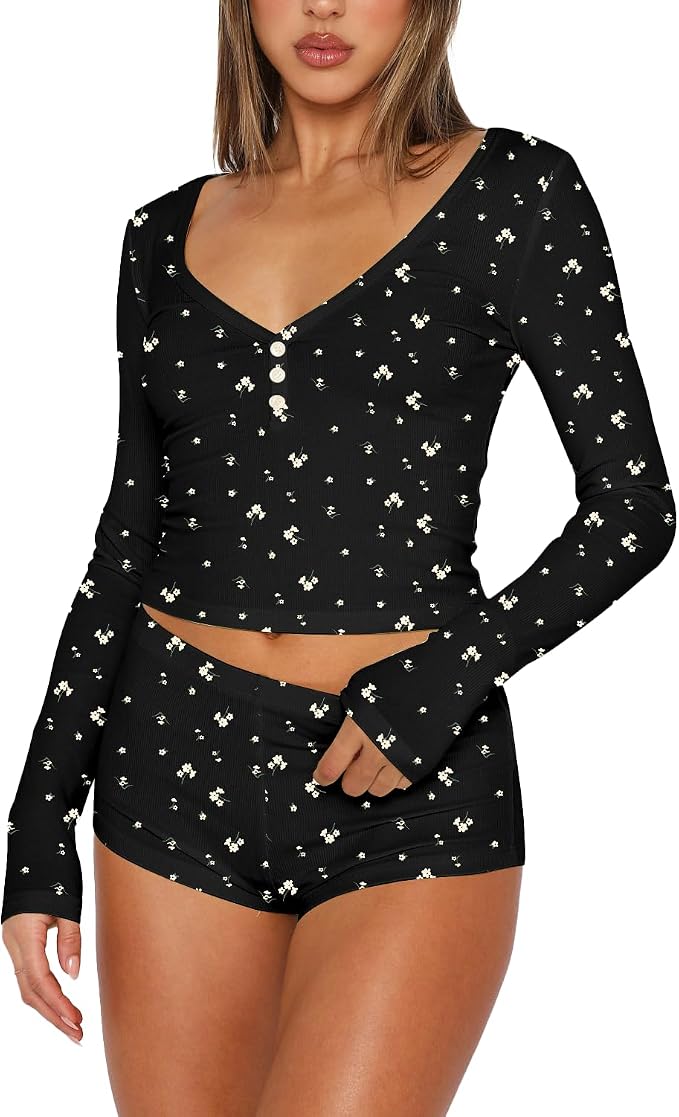 Black - Flowers