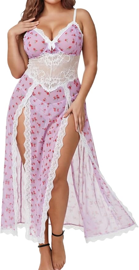 Purple Flower Print