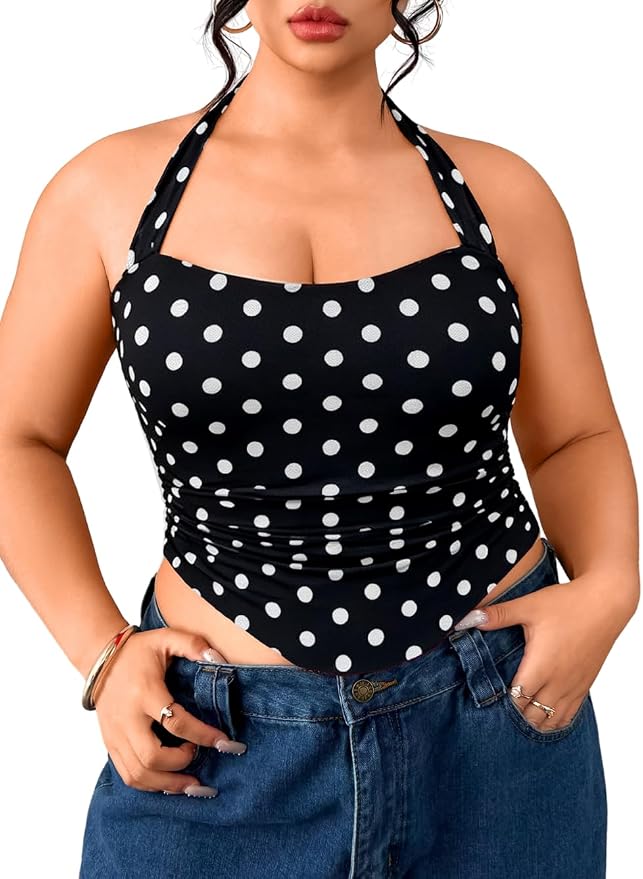 Black White Polka Dot