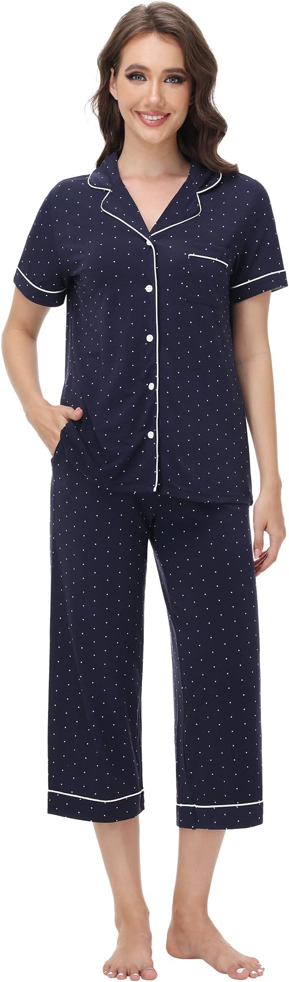 C-navy/White Dots
