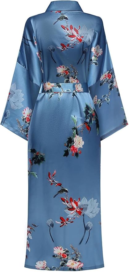 Blue Red Floral