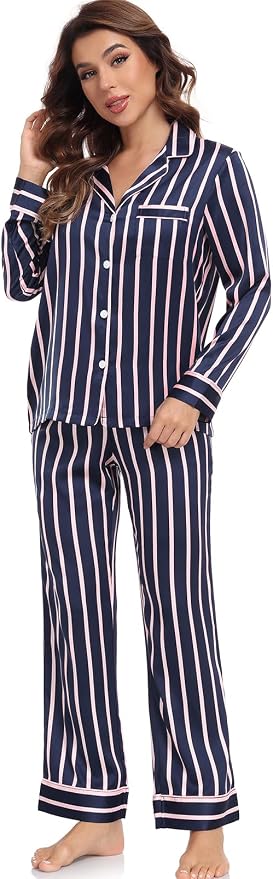 Navy/Pink, Stripe