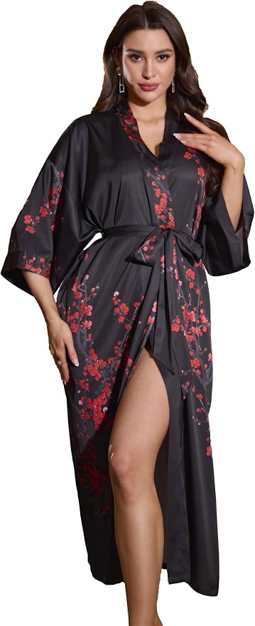 Black With Red Plum