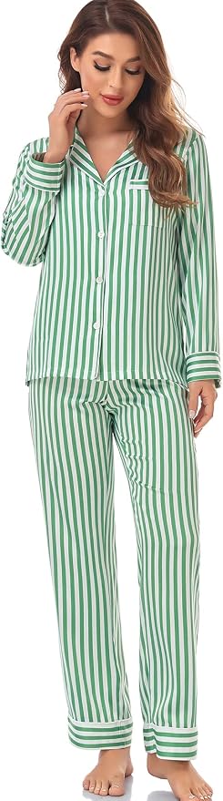 Green/Ivory, Stripe