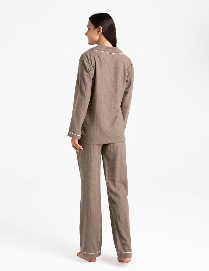 Heathered Brown