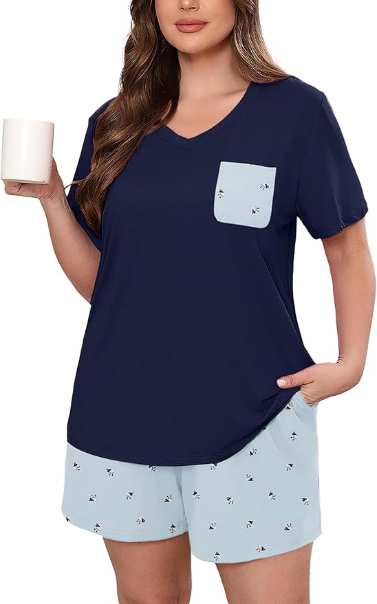 Lamb Print Light Blue