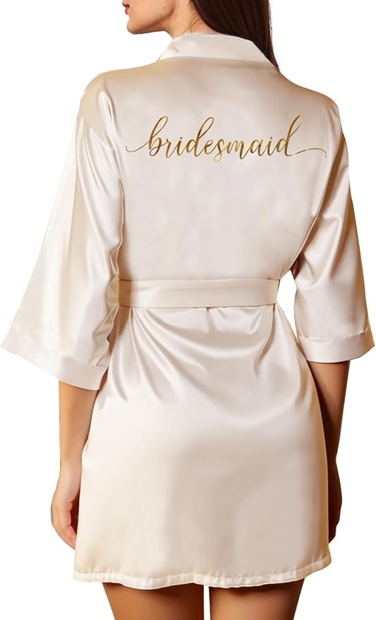 Pale Champagne-bridesmaid