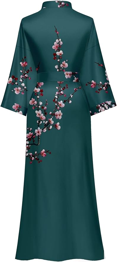 Plum Flowers/Darkgreen