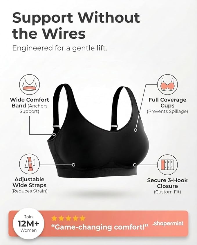 Black, Adjustable Straps