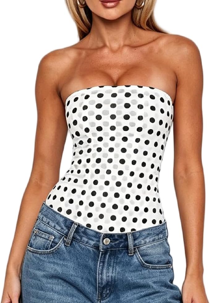 Polka Dots White