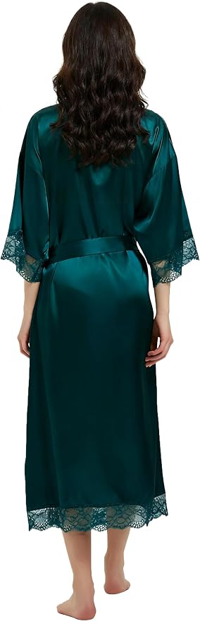 Lace Trim Peacock Blue, No Pockets