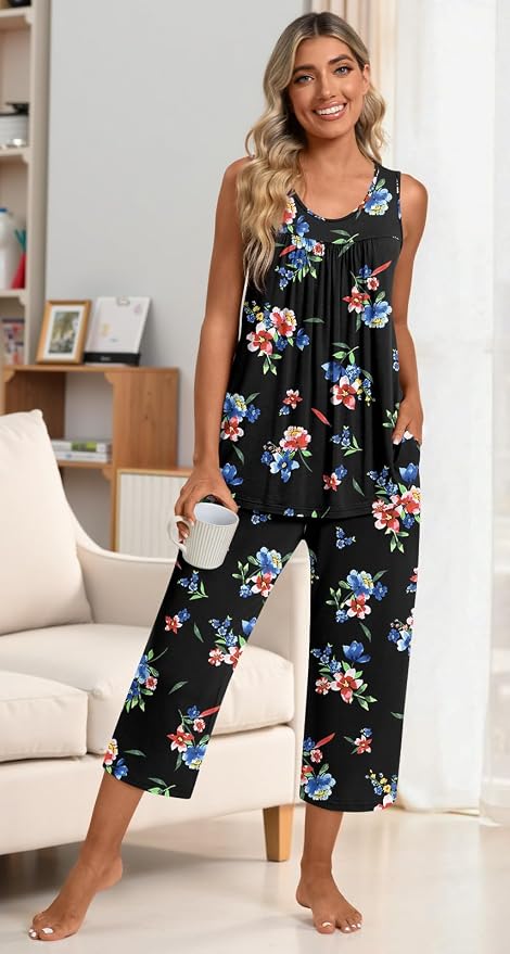 Blue-pink Floral