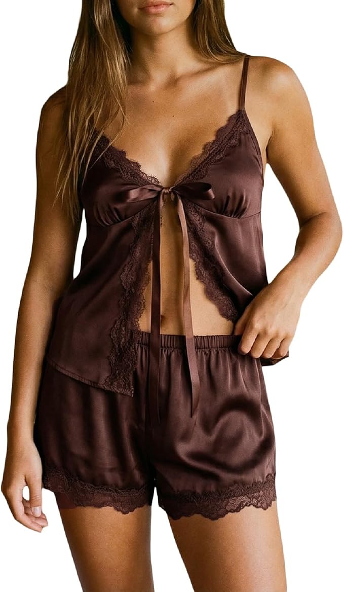 Open Front Dark Brown
