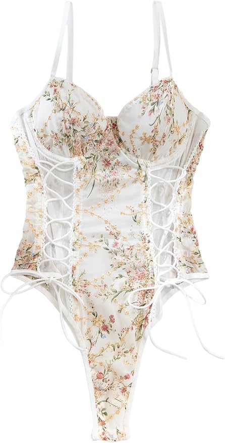 Underwire Flower White