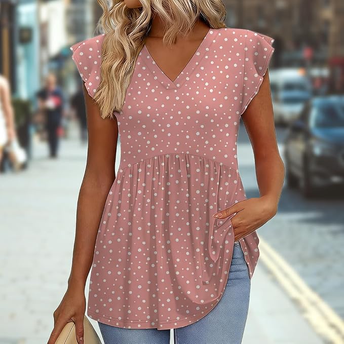 Dots Pink White