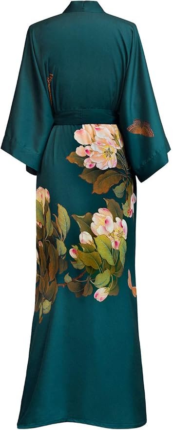 Peony & Butterfly - Vintage Teal