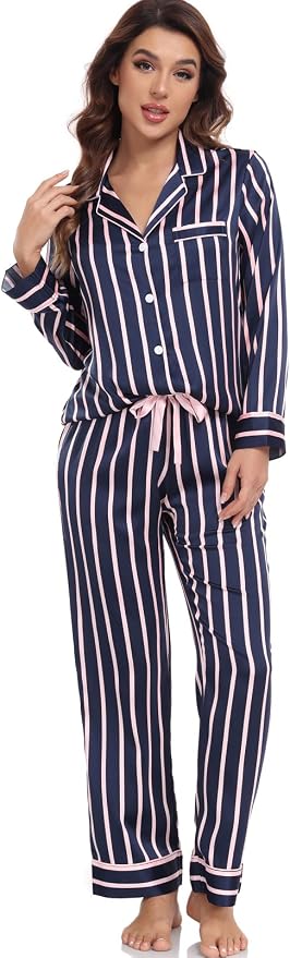 Navy/Pink, Stripe