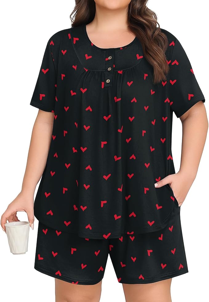 Black Red Heart