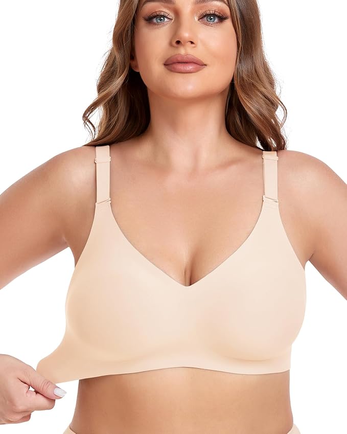 V Neck-beige