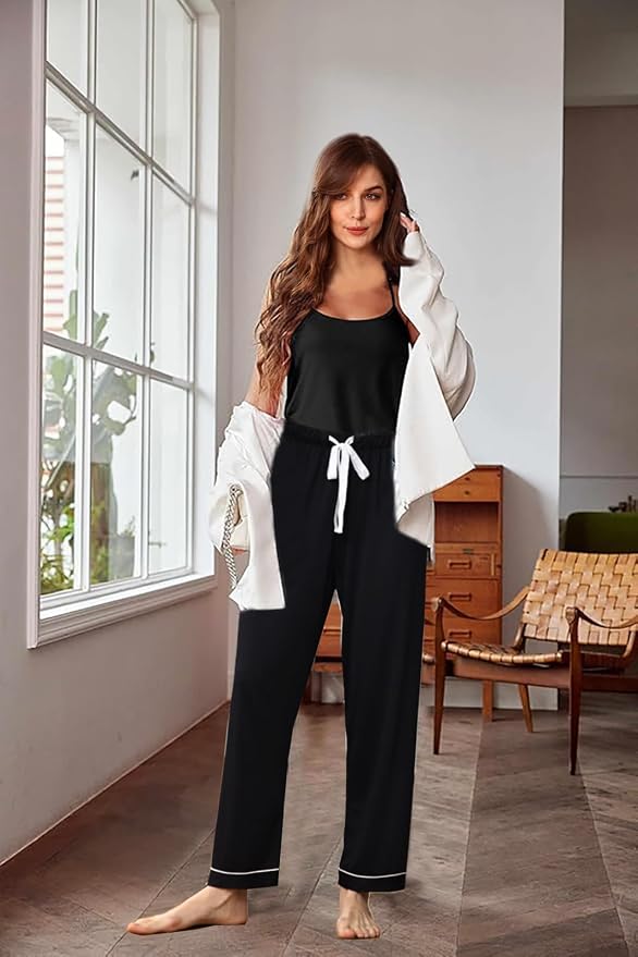 Black With White Color Piping
